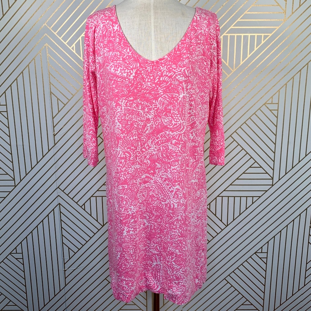 Lilly Pulitzer Eliza Dress Hotty Pink Get Crackin